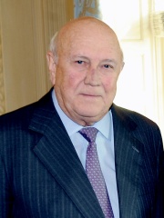 Photo of F. W. de Klerk