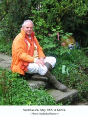 Photo of Karlheinz Stockhausen